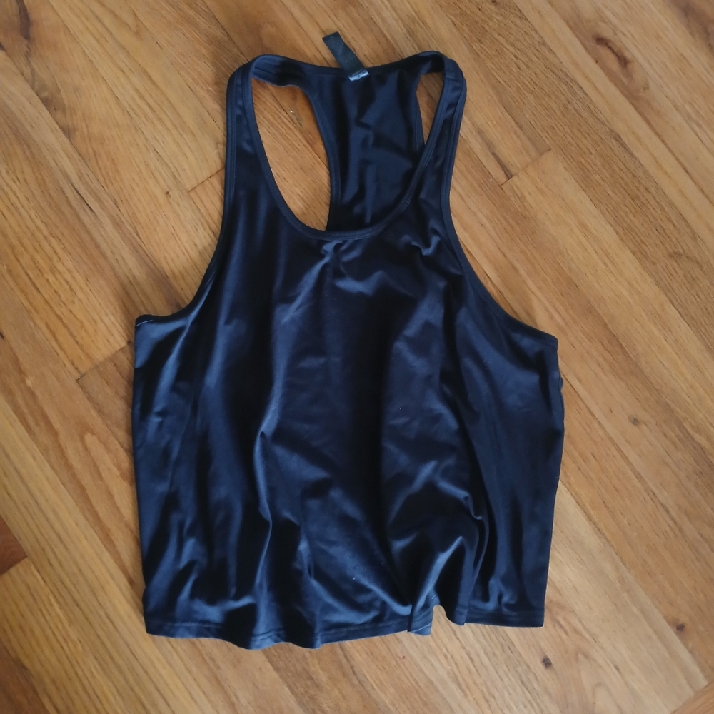 Black Racerback Tank Top